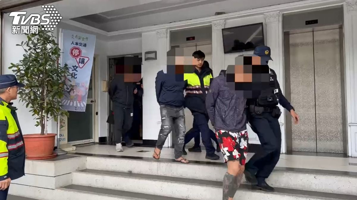 警方將7名犯嫌移送法辦。(圖/TVBS)
