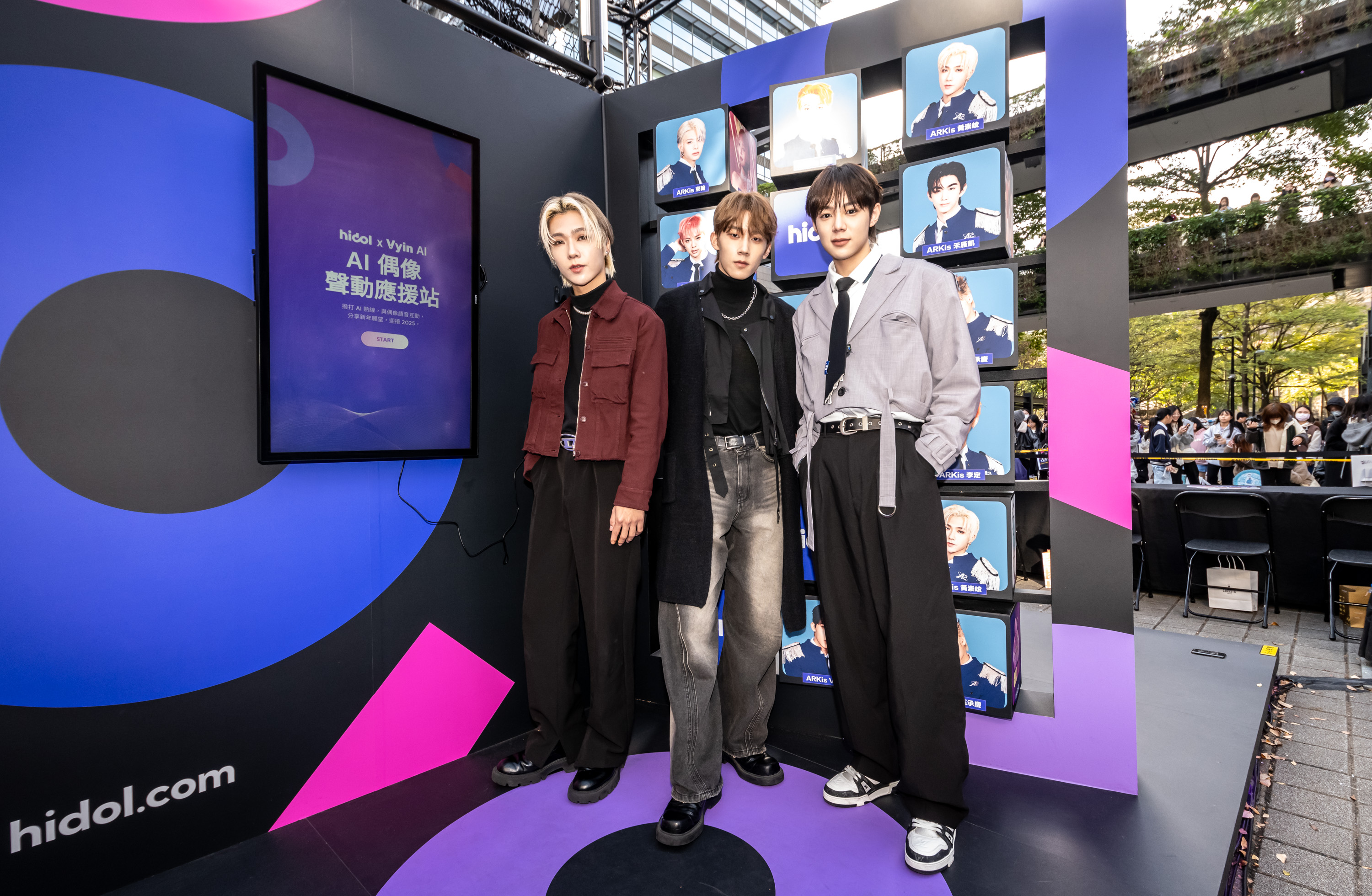 （左起）黃崇峻、Vin、Alex（圖片由 hidol 授權提供）