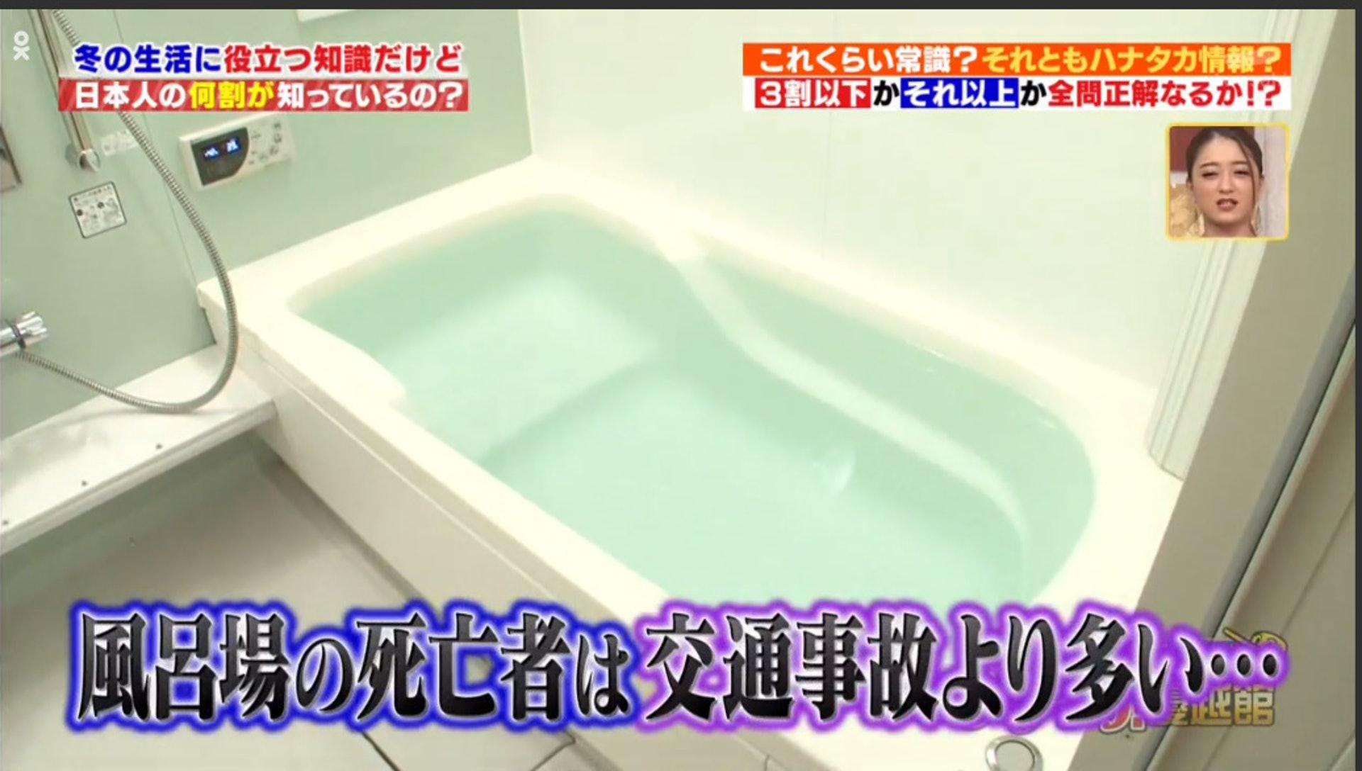 日本浴室死亡個案數比交通事故還多。(圖/翻攝自《日本人の3割しか知らないこと》)