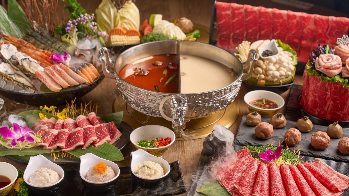 「問鼎.皇上吉祥麻辣養生鍋」再度出新招。(圖/業者提供)