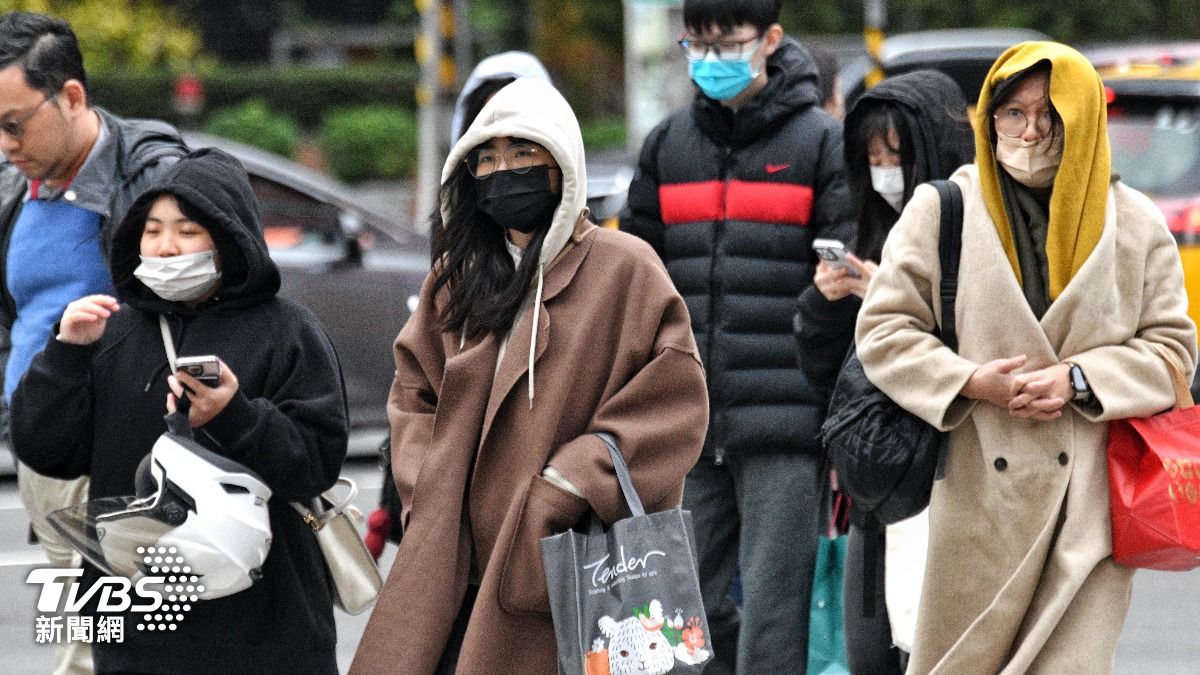 天氣/下探5°C!寒流明晚來襲 小年夜至初一「非常寒冷」