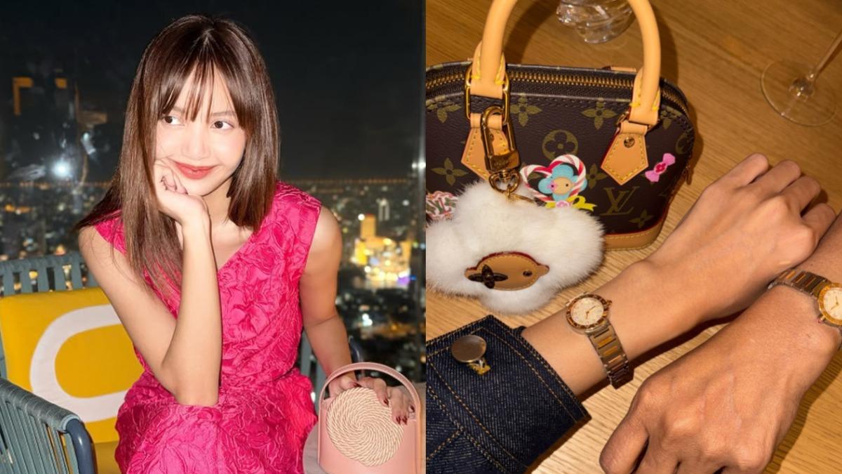 認愛LV三公子?Lisa突曬「情侶對錶」疑放閃 神秘人衣服沒藏好