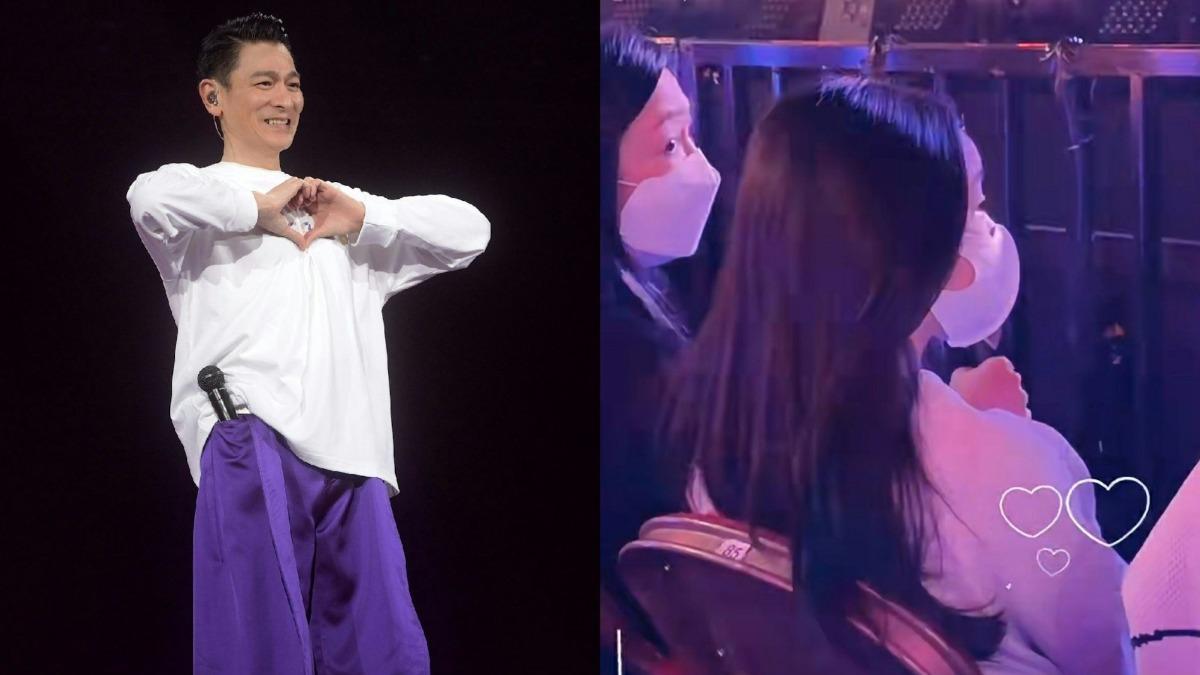 劉德華愛女現身演唱會！黑髮飄逸氣質佳　網狂讚：典型大家閨秀