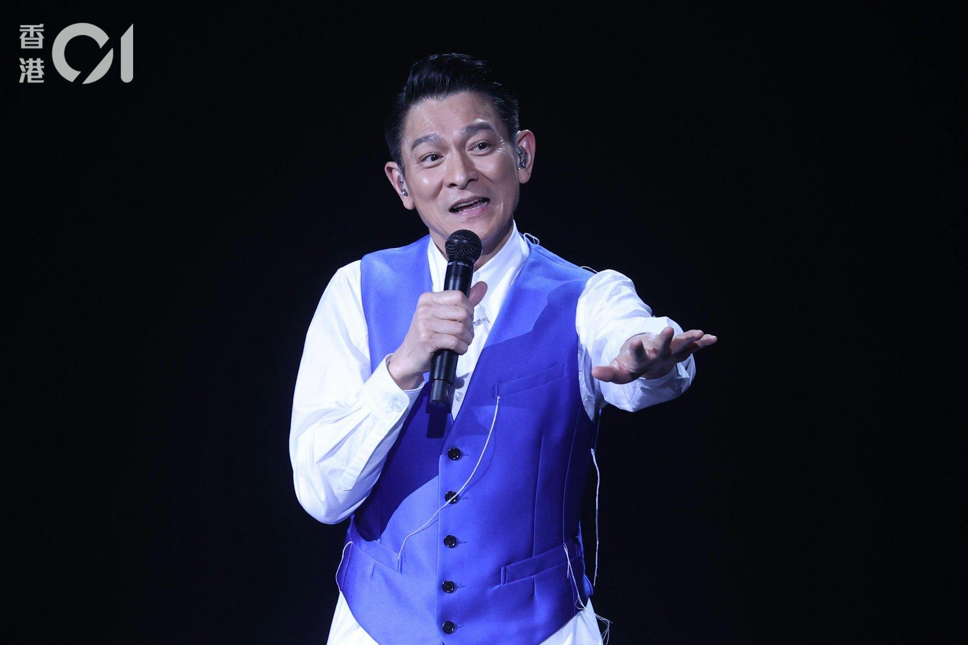 天王劉德華時隔6年再次登上紅館舞台舉行演唱會。(圖/香港01)