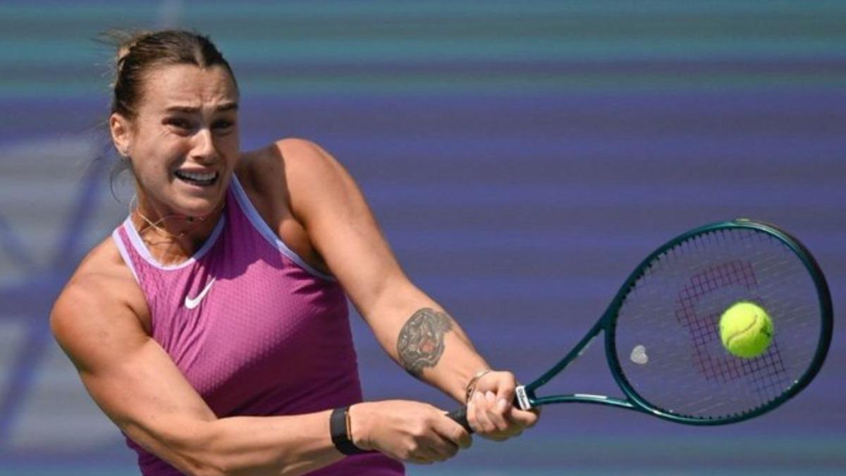 莎芭蓮卡(Aryna Sabalenka)。(圖/翻攝自X @Uzochuwu1)