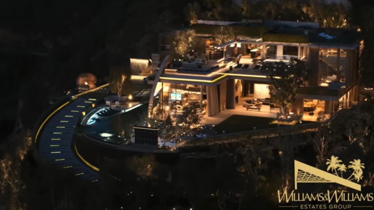 洛杉磯41億「最貴豪宅」也被洛杉磯野火摧毀。（圖／翻攝自Williams & Williams Estates Group YouTube）