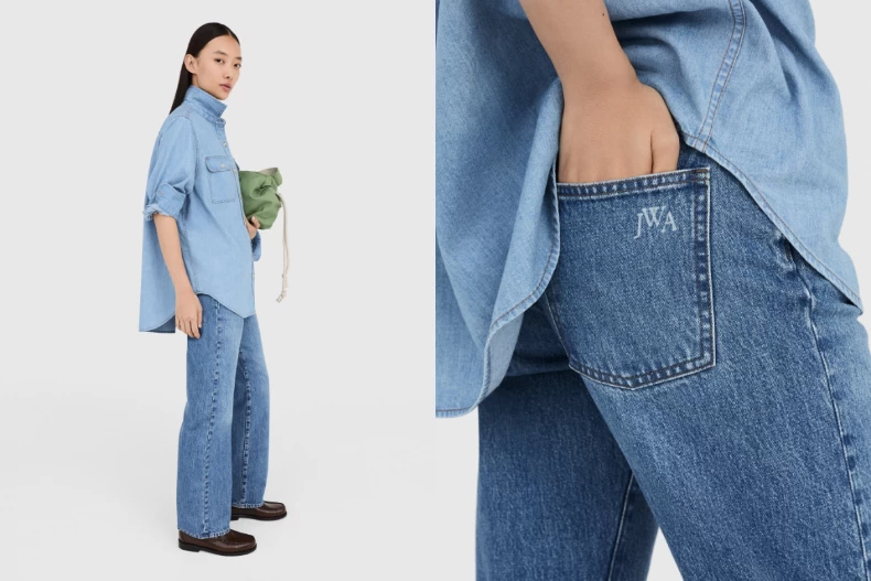 這件直筒牛仔褲未開賣前就引發轟動。(圖/翻攝自UNIQLO)