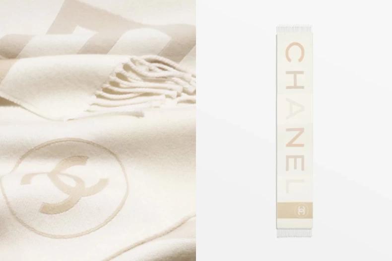 CHANEL圍巾。(圖/翻攝自CHANEL)