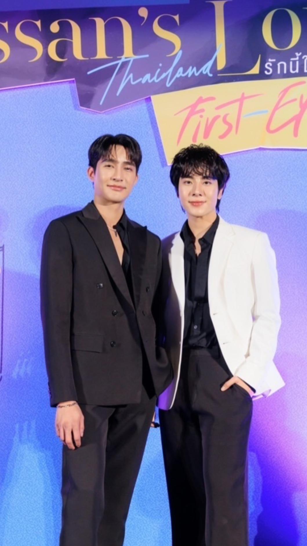 Earth(左)與Mix主演泰版《大叔的愛》。(圖/翻攝自GMMTV IG)