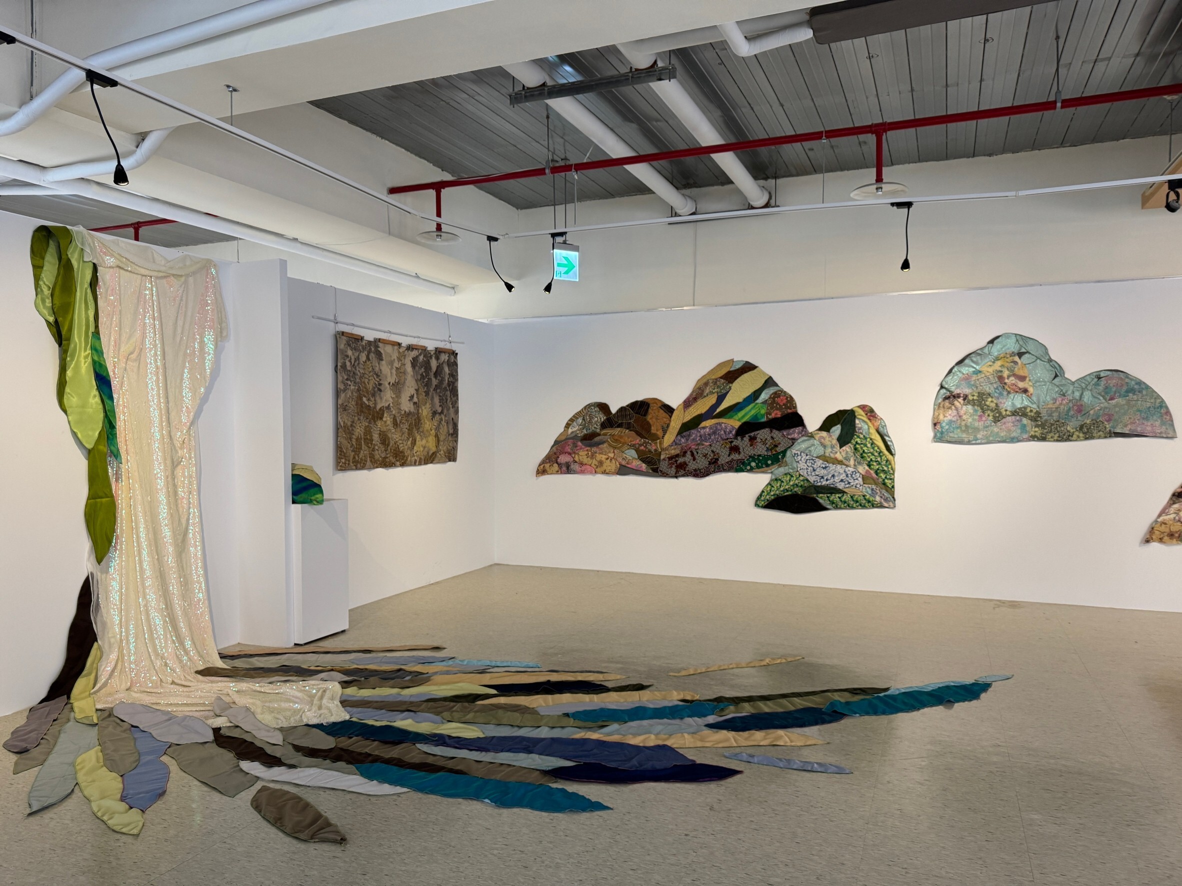 淡古首搭永續風潮推展覽 布料邊角海廢變身藝術品