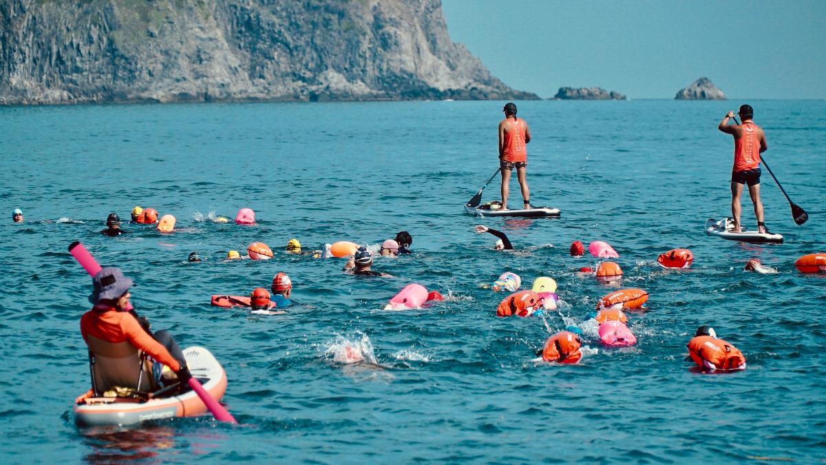 《小泳士的大勇氣》創台灣本島泳渡至基隆嶼最年輕紀錄  