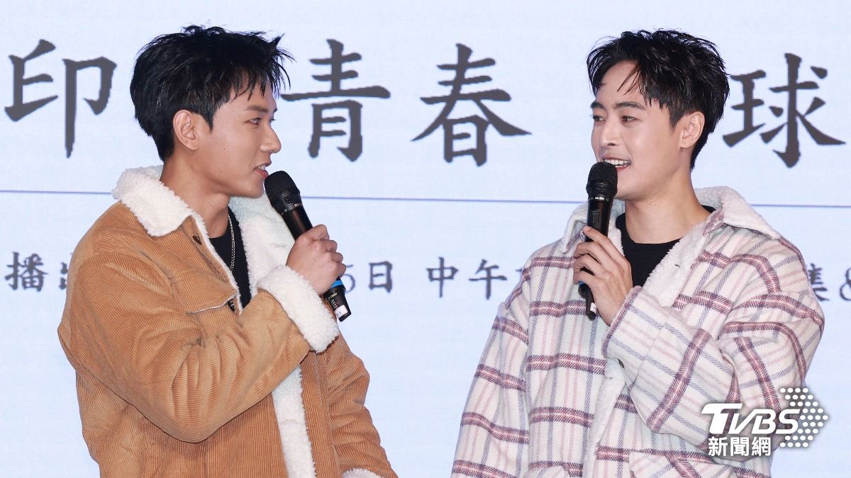 朱宇謀(右)、文威登有不少親密戲。(圖/黃城碩攝)