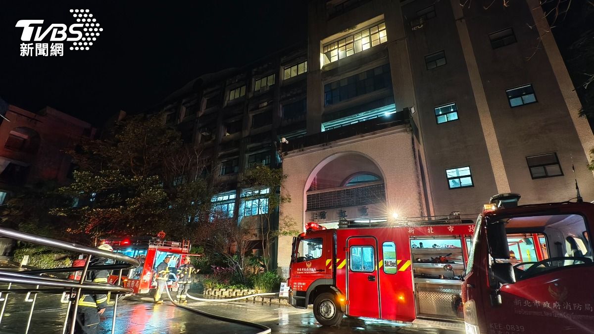 華梵大學火警。(圖/陳冠宇攝)