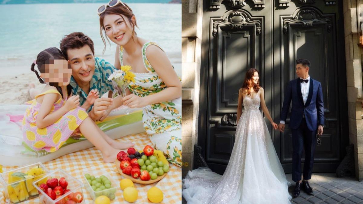 陳展鵬與單文柔於2018年結婚，婚後育有一女「小豬比」。（圖／翻攝自陳展鵬IG）