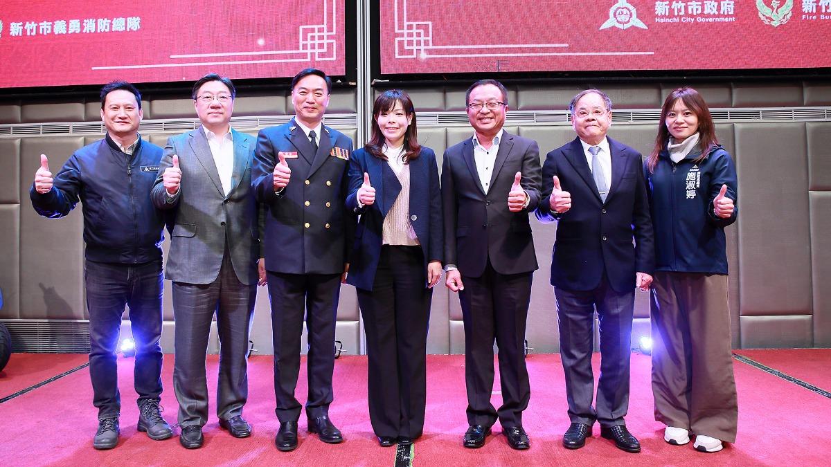 高虹安現身竹市消防尾牙　晴空匯勇消遺孀嘆：忘了他們犧牲？