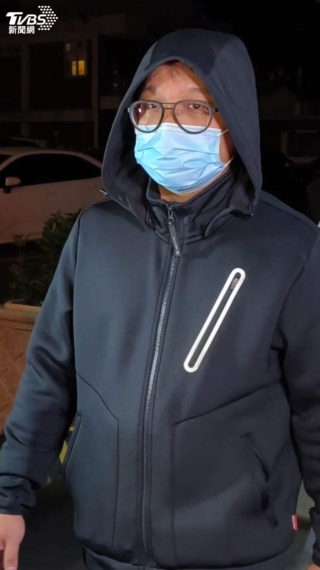 刑事局偵查正伍國榮移送台北地檢署。(圖/陳冠宇攝)