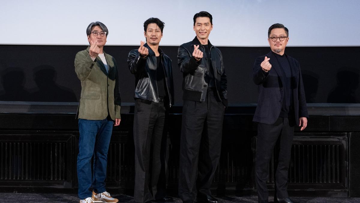 左起製片金元國、朴勳、玄彬、導演禹民鎬。(圖/網銀國際提供)