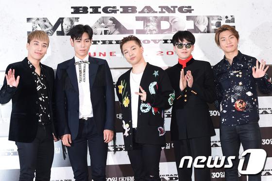 BIGBANG過去紅極一時,勝利(左一)、T.O.P(左二)都因各自問題退團。(圖/news1提供)