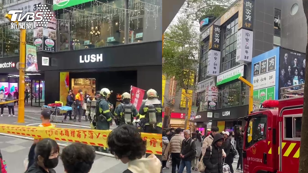快訊／北市西門町徒步區商店起火　警消封街搶救