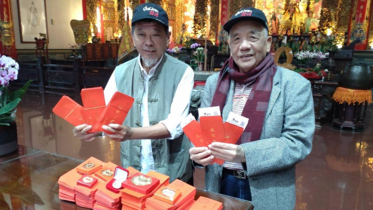楊非武再次邀請遊學太子爺於春節期間駐駕克明宮。(圖/廖大乙提供)
