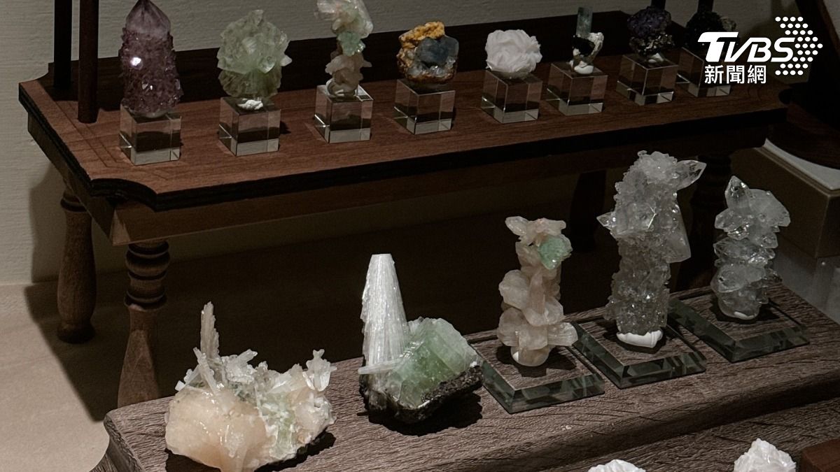 年節改運招財等物熱門，「水美園」展出各類礦石水晶.園藝，現場各類達人隨你問(圖/水美園臉書) 