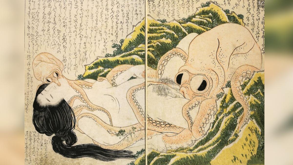 「章魚與海女」(Kinoe no Komatsu)。(圖/翻攝自 網路照)