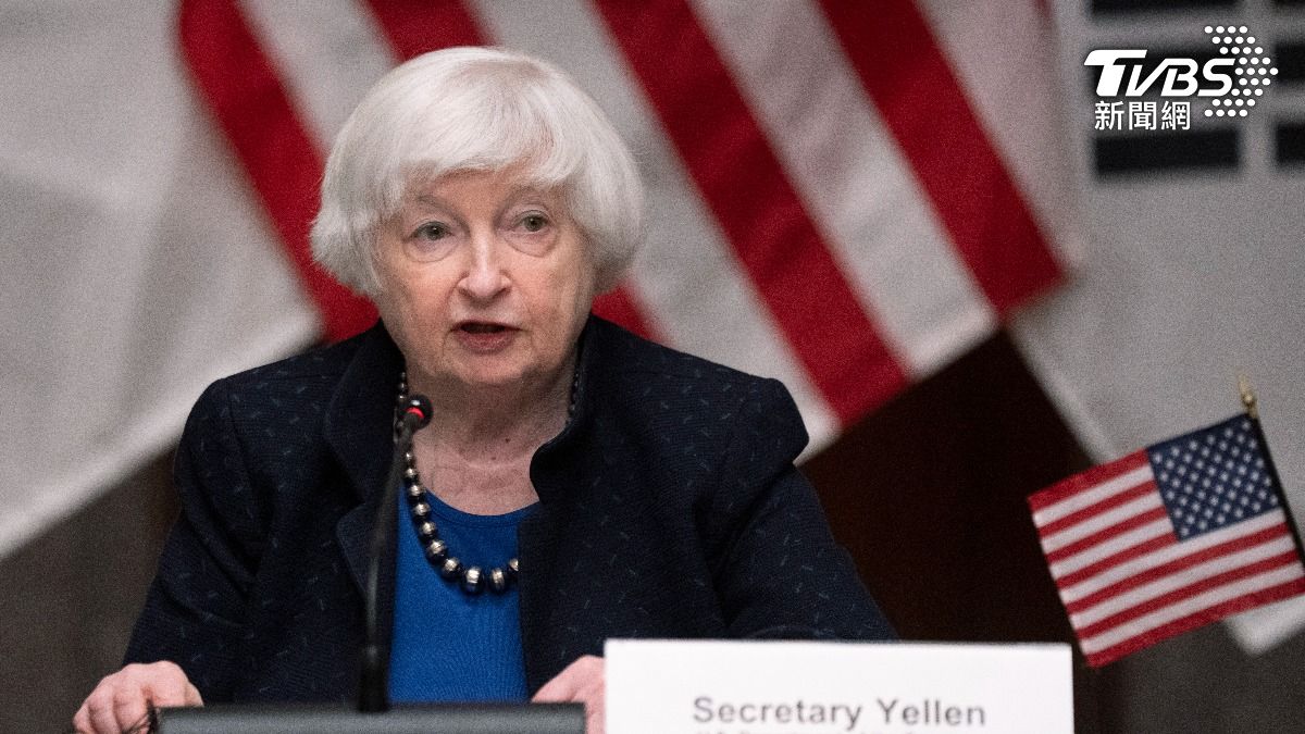 美國財政部長葉倫（Janet Yellen）。（圖／達志影像美聯社）