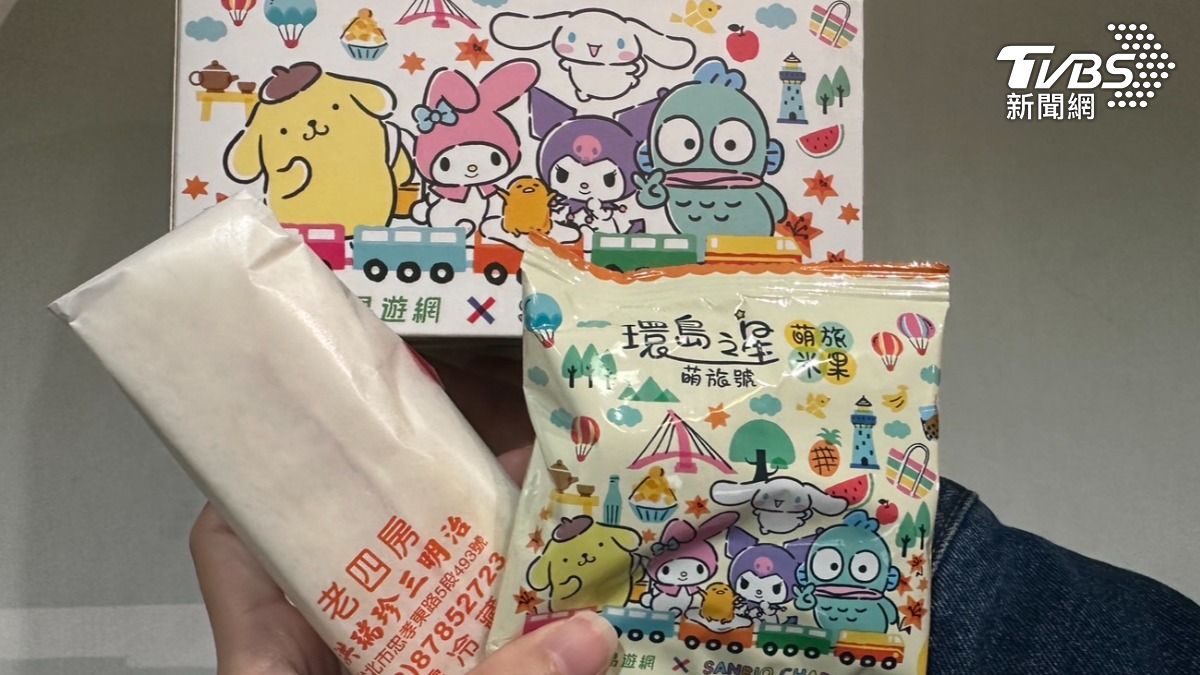 在地美食結合三麗鷗元素。（圖／陳昫蓁攝）