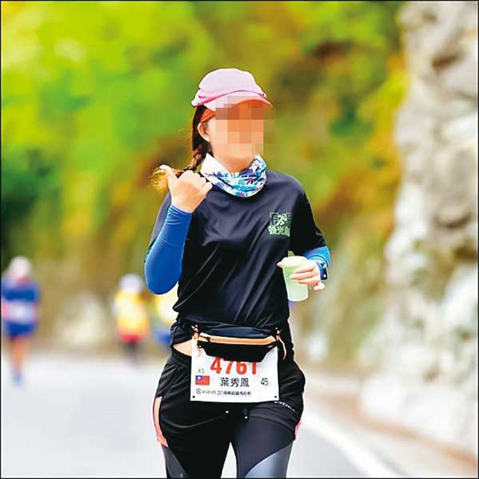 葉姓死者(圖)因缺席路跑活動,老闆報警,才讓命案曝光。(圖/翻攝畫面)