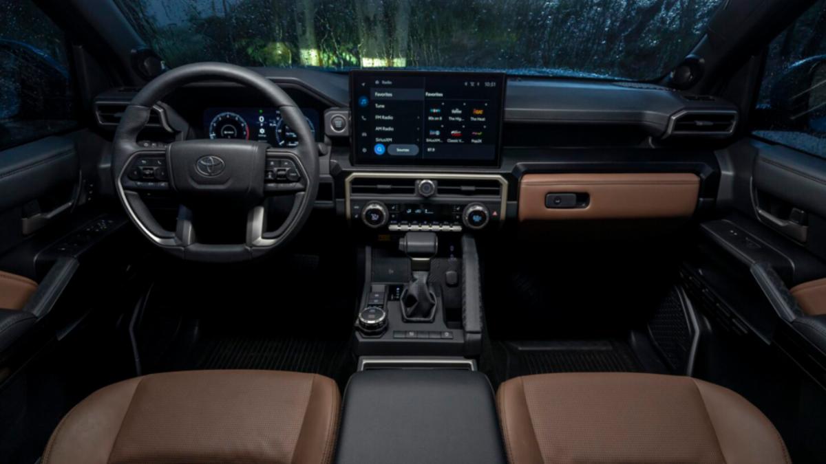 全新4Runner基於Toyota新世代TNGA-F平台打造，與Tacoma採用類似的內裝佈局。（圖／Toyota提供）