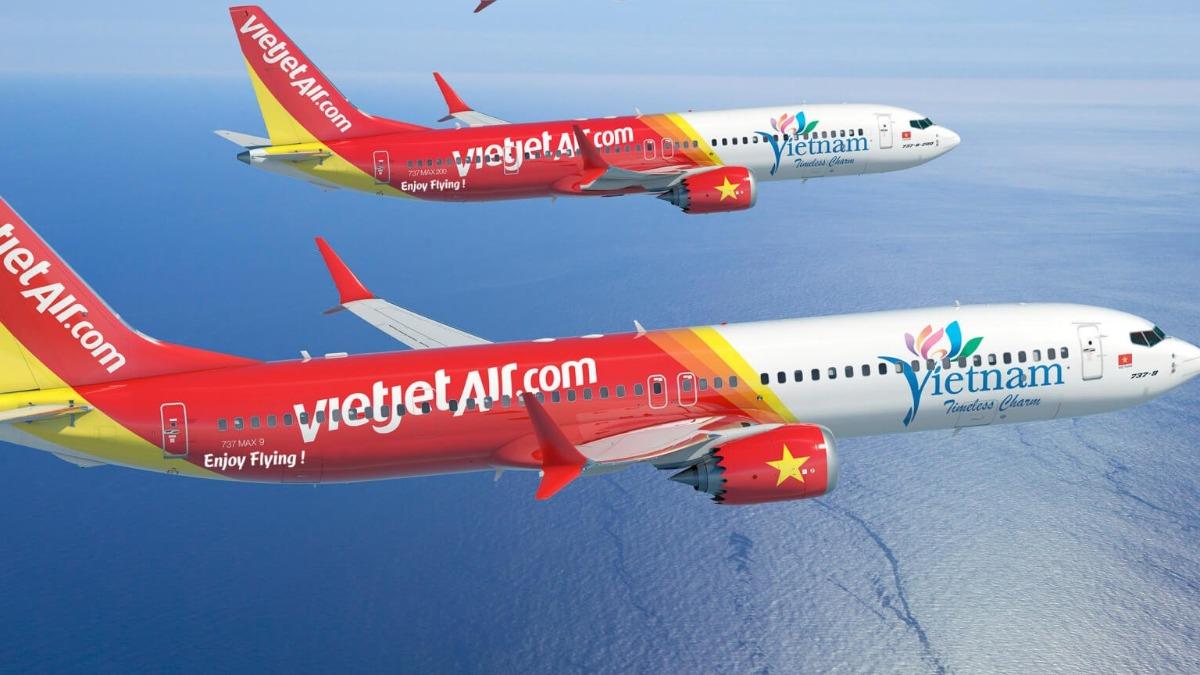 越捷(VietJet)航空。(圖/翻攝自X @niravdevpura)