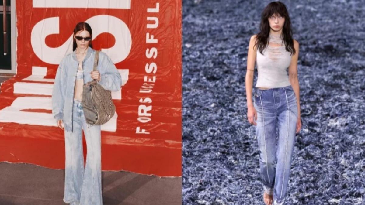 DIESEL的牛仔服裝使用替代石洗Alternative Stone Wash,取代傳統浮石。(圖/DIESEL提供)