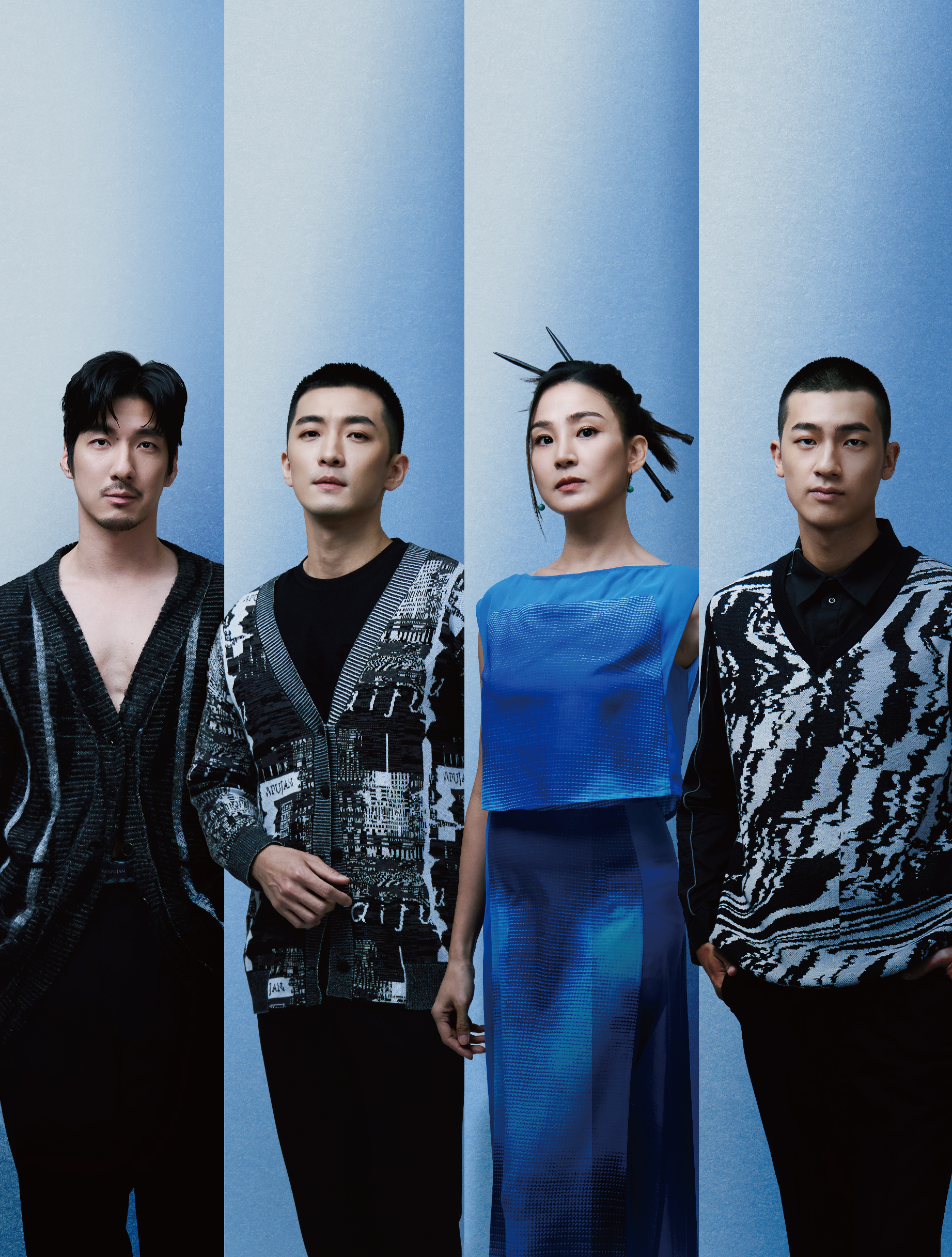 左起楊銀豪、鍾政均、洪小鈴、裴子齊。(圖/幸星娛樂提供)