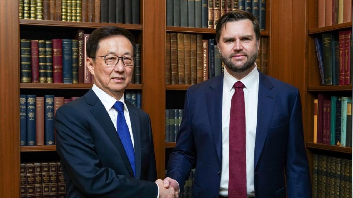 川普上任／就職前夕中美副手先會面！范斯與韓正談多項議題