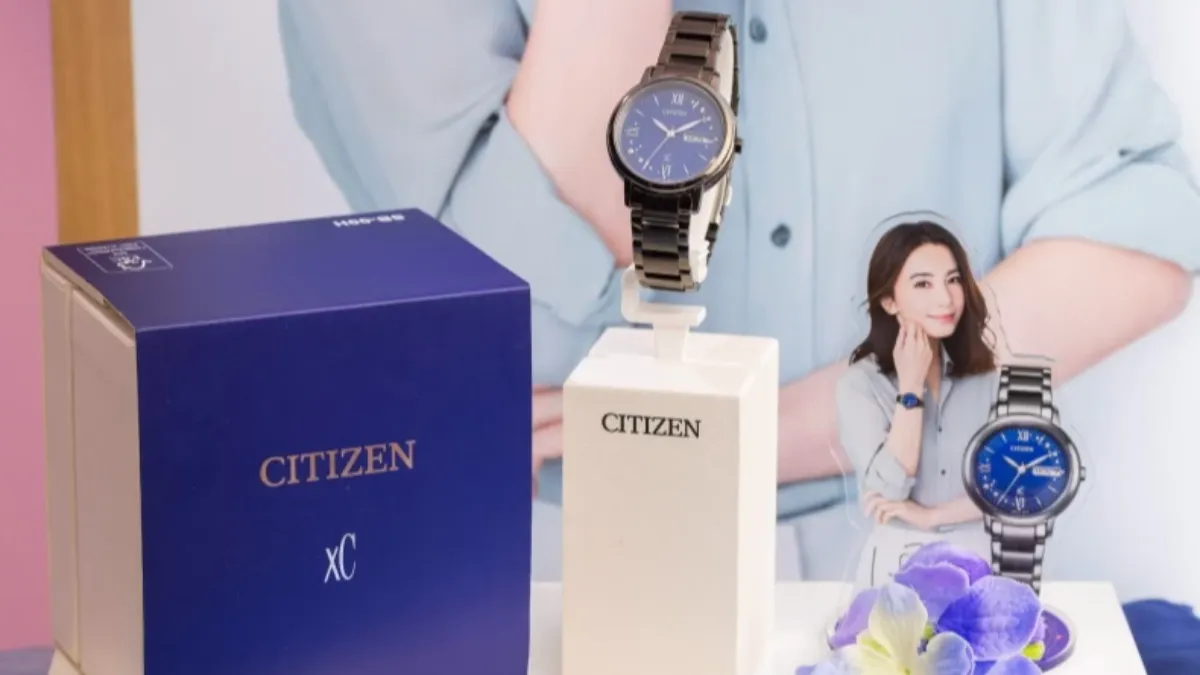 田馥甄與CITIZEN聯名「甄星閃耀聯名款」。(圖/CITIZEN)