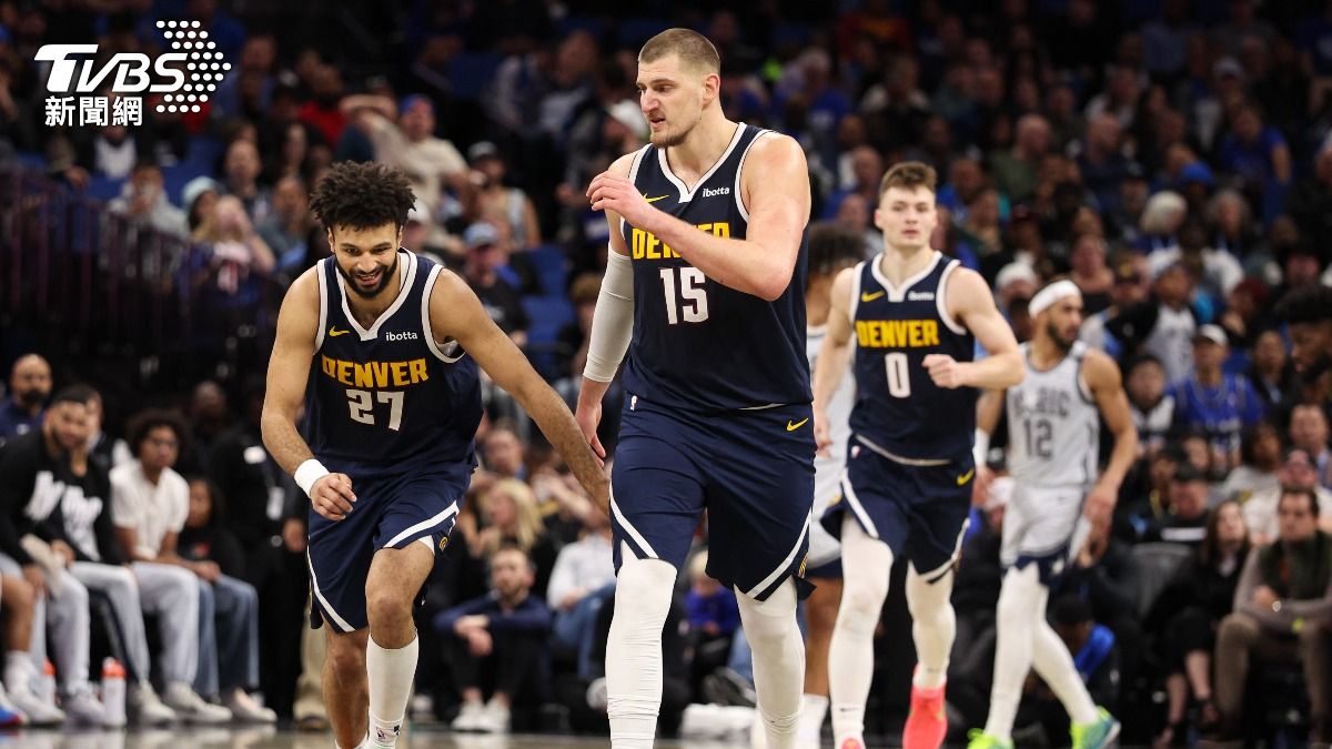 NBA/紀錄再+1!Jokic只打3節就大三元 金塊輕取魔術