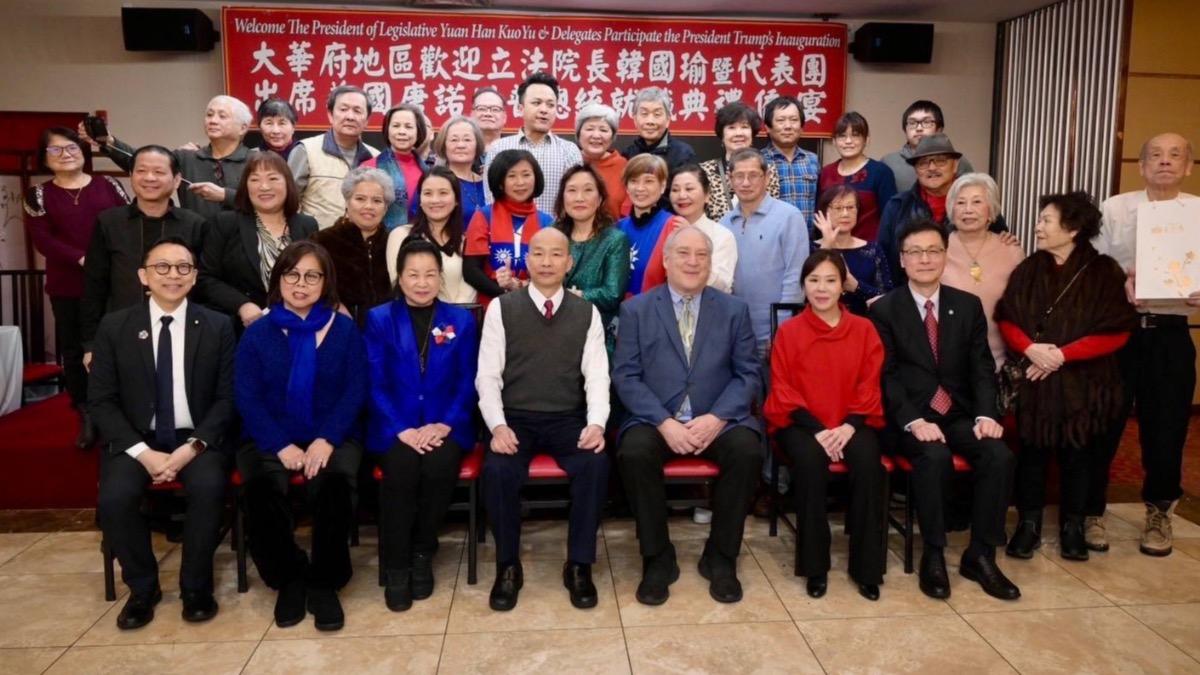 韓國瑜一行人訪美。(圖/李彥秀辦公室提供)