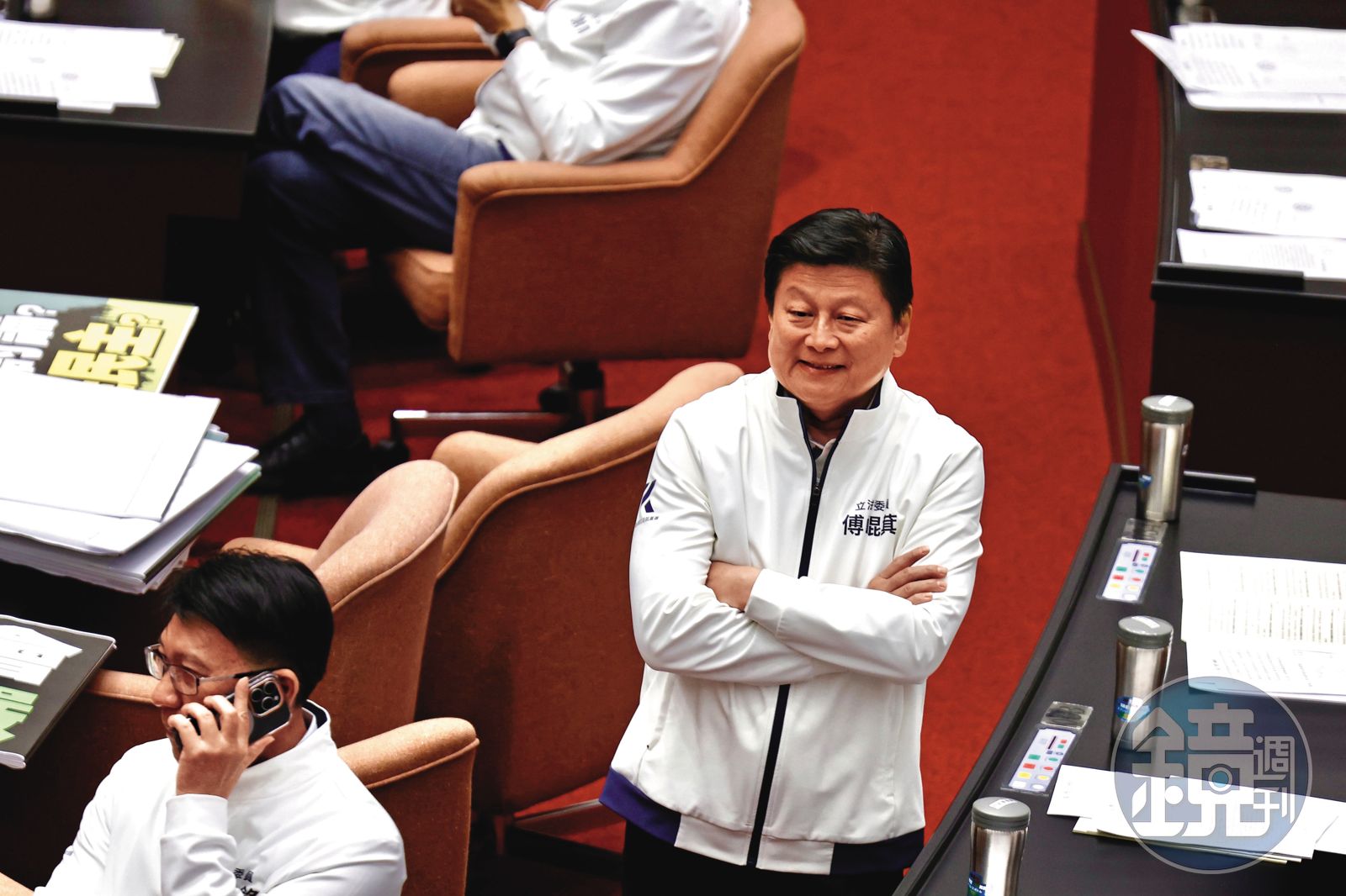 受封花蓮王的藍委傅崐萁,如今也成為罷免團體目標。(圖/鏡週刊)