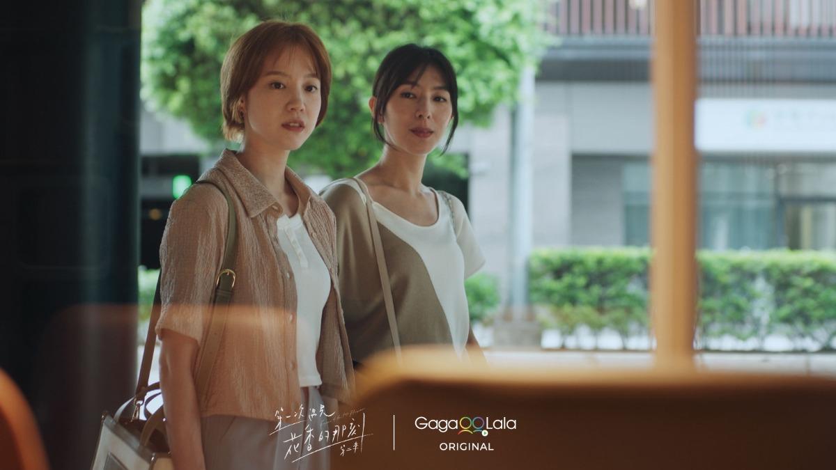 程予希(左)、林辰唏形影不離。(圖/GagaOOLala提供)