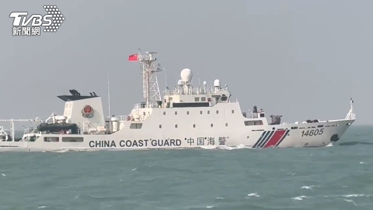 過年前又闖金門海域!中國4艘海警船進出2次 海巡署蒐證驅離