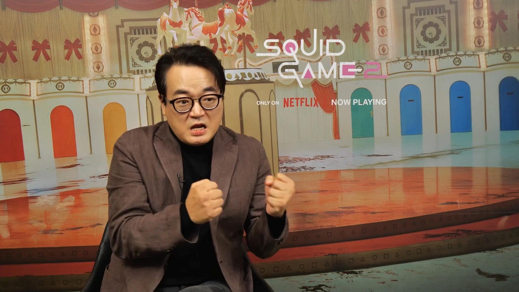起初接拍《魷魚遊戲2》讓李誓環不安,但他努力準備角色。(圖/Netflix提供)