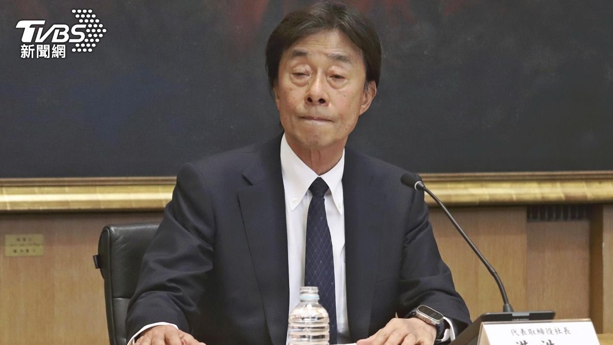 富士電視台社長港浩一。（圖／達志影像美聯社）