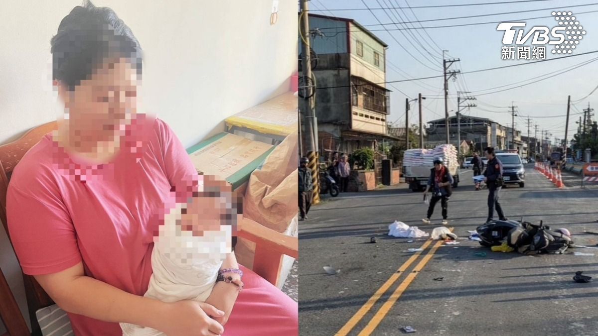 嘉義母背2月女嬰撞貨車雙亡　擲筊求「骨灰放一起」：不分開