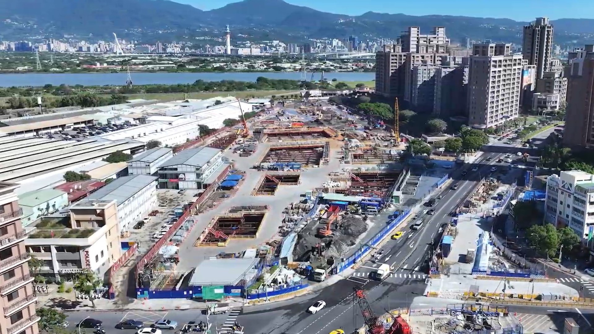 ▲北環段機廠空拍鳥瞰圖。(來源:新北市政府捷運工程局)
