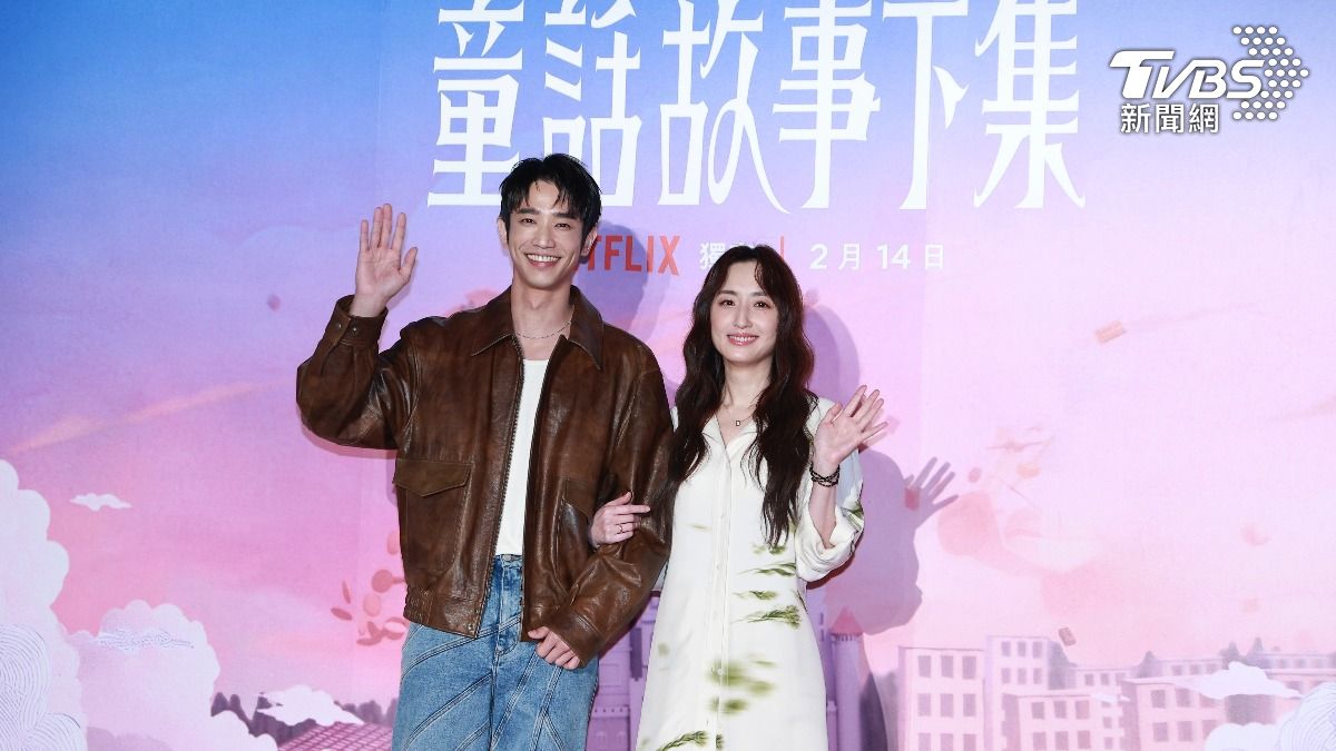 柯佳嬿、劉以豪(左)首度合作就演夫妻。(圖/黃城碩攝)
