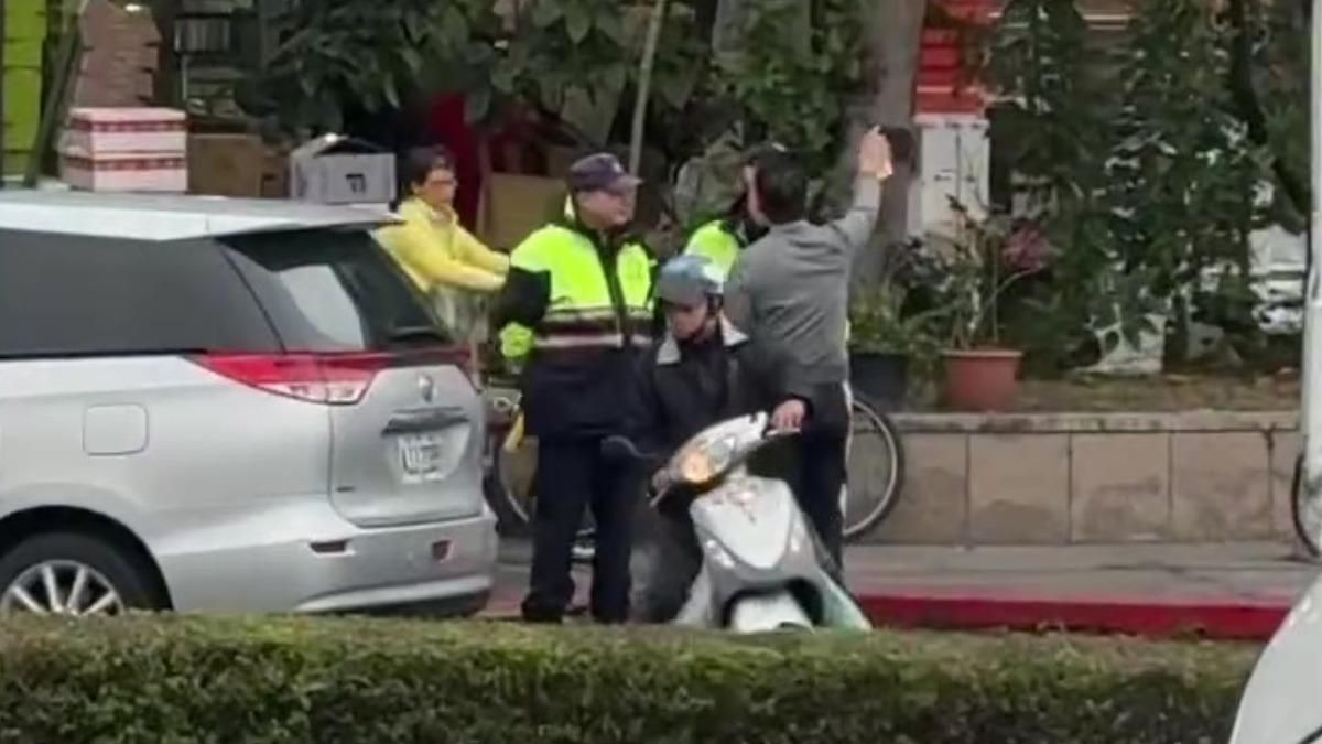 說好的沒爭執?徐乃麟濱江市場違停要被拖車 怒嗆:你叫呀