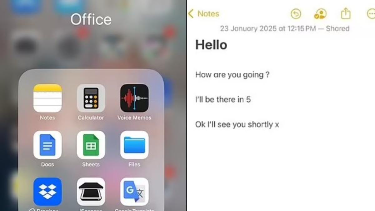 克羅夫茨表示iPhone中有個內建應用程式宛若「偷情神器」，那就是「備忘錄」 。（圖／翻攝自TikTok@venusinvestigations）
