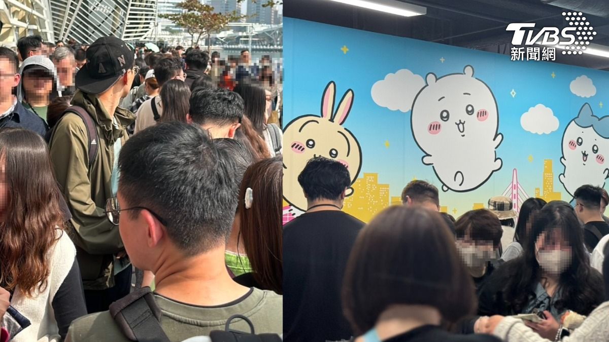 獨/高雄燈會吉伊卡哇亂象!民眾排隊爆口角 目擊者還原現場