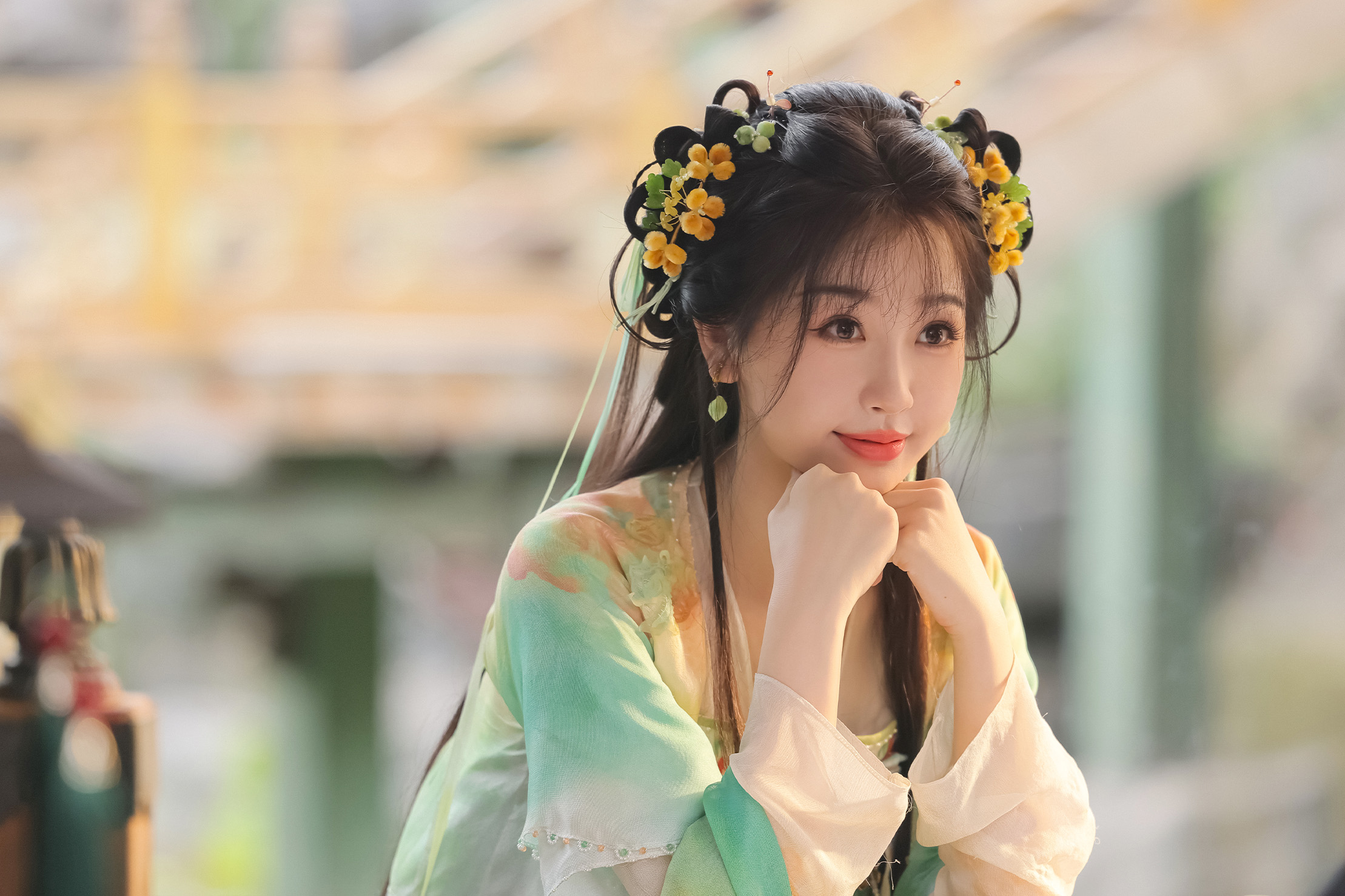 虞書欣飾演鬼馬少女「凌妙妙」。(圖/愛爾達電視提供)
