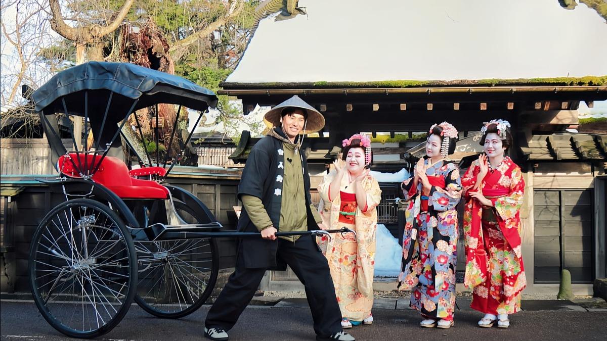 3位老少女化身「秋田美人」。(圖/桂田文化藝術基金會、桂田文創提供)